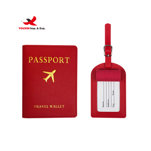 Nuevo Estilo, Porta Pasaportes Multifuncional, Etiqueta de Equipaje, Funda de Pasaporte de Cuero PU Duradera, Juego de Etiquetas para Equipaje - Product Image 6