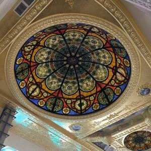 Cúpula de Vidrio Artístico Decorativa Tiffany Vintage, Resistente, para Interiores, Baños, Bares, Hoteles y Villas, Suministro de Fábrica - Product Image 1