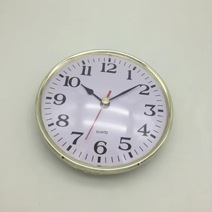 Grande orologio con inserto orologio semplice da 130mm di diametro cornice oro inserto orologio al quarzo romano numeri arabi - Product Image 1