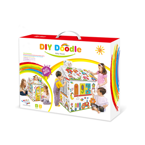 Groothandel Nieuwe Stijl 3D Papier Tekening Baby Huis Model Kleur Doodle Schilderen Educatief Speelgoed Voor Kinderen - Product Image 6