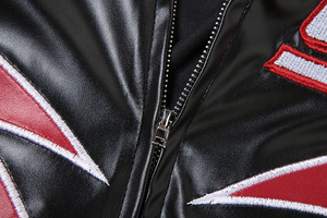 Completo Trendy da <span class=keywords><strong>Donna</strong></span> in Ecopelle, Giacca Corta e <span class=keywords><strong>Pantaloncini</strong></span>, Set Due Pezzi Sexy Stile Y2K - Product Image 4