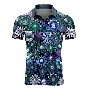 Camisas Polo de Hombre al por Mayor, 100% Poliéster, Uniformes con Bordado e Impresión, Lisas, Casuales, para Golf, con Logotipo Personalizado - Product Image 1