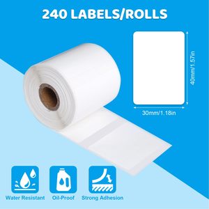 Tùy chỉnh trực tiếp nhãn nhiệt 40x30 Máy in nhãn nhiệt 4x6shipping máy in nhãn giấy 100x150 truyền nhiệt mã vạch nhãn dán - Product Image 2