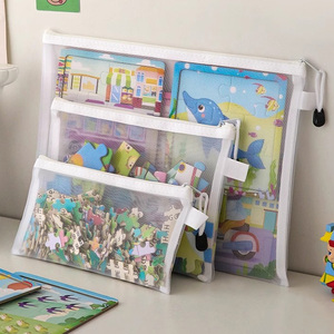 Nylon Mesh Storage <strong>Bag</strong> Puzzle Toys <strong>Lego</strong> Small Pellet Block Puzzle Magnetic Block Storage Zip Multifunctional Storage <strong>Bag</strong> - Product Image 5