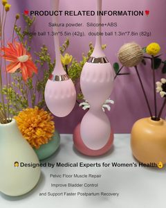 A Hot Selling Kegel Exercise Vagin Ball for Women Love Egg <b>Vibrator</b> Silicone Kegel Ball - Product Image 2