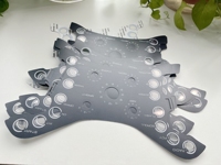 Film graphique de recouvrement pour clavier PVC étanche, étiquette de commande pour volant de course automobile, vente chaude, fourni par l'usine Kuliwei