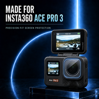 Films de protection d'écran en verre trempé 9H pour caméra avant et arrière Insta360 Ace Pro 3