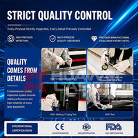 Machine de découpe laser CNC industrielle compacte 350x350mm avec tête Au3Tech – Équipement professionnel pour tôles de fer et applications automobiles