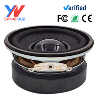Haut-parleur multimédia large bande 52 mm 4 ohms 5W à aimant externe en PU pour appareils audio Bluetooth, vente en gros d'usine, ROHS & CE