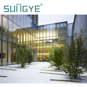 Paneles de Muro Cortina Exteriores de Aluminio Comercial SUNGYE, Muro Cortina de Edificio Moderno con Vidrio <span class=keywords><strong>Aislante</strong></span> de Acero y Aluminio - Product Image 1