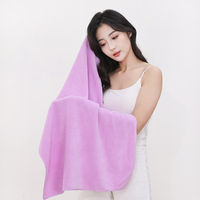 Multi Color Women Spa Beauty Salon Elastic Large Barber Soft Quick Dry Turban Towel Microfiber Drying Hair Towels Wrap