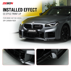 Divisor Delantero Estilo CS de Fibra de Carbono Seca para <span class=keywords><strong>BMW</strong></span> M2 G87 Coupé 2023+ - Product Image 2