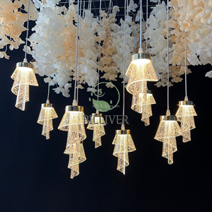 Vente en gros de lustre planet créatif pour mariage à 10 têtes plafond de salle de mariage décoration étoilée maison lustre plafonniers - Product Image 1