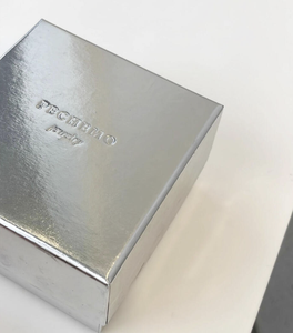 Scatola Regalo Personalizzata in Argento Fatta a Mano, Ecologica, con Coperchio e Base, Finitura a Specchio, Goffratura, Laminazione Opaca, Logo <span class=keywords><strong>Personalizzato</strong></span>, Confezione di Lusso - Product Image 4
