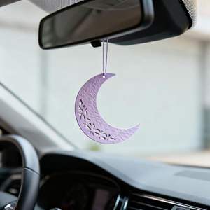 Ambientador de coche integrado de alta calidad con ambientador de coche de papel de fragancia de vainilla y ámbar calmante - Product Image 2