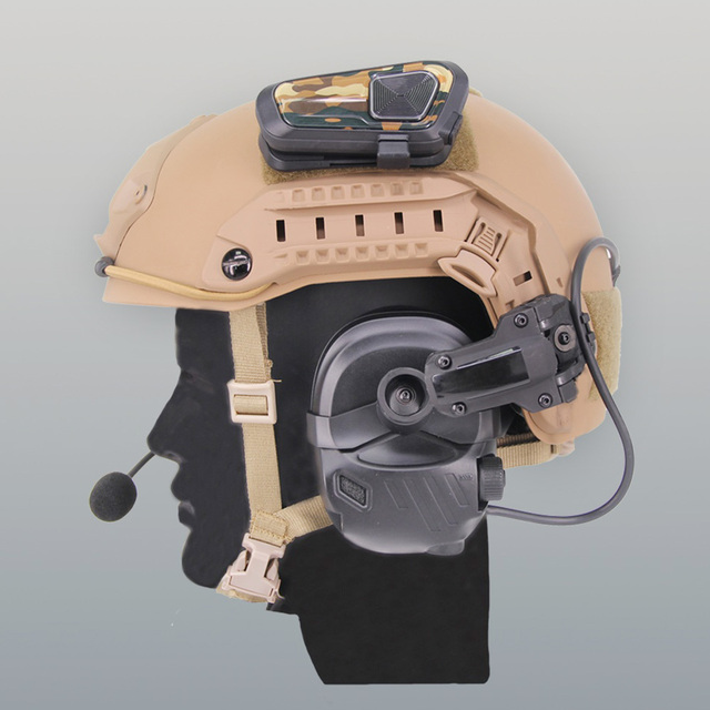 M30S Tank Tactical Equipment Helmet Headphone High Fidelity Microphone Outdoor Hunting Shooting Earmuff Noise Reduction Headset