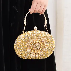Fashion Party Dazzling Diamond Purses Cross-border Explosive Exquisite Luxury Clutch Handbags Women Evening Bags