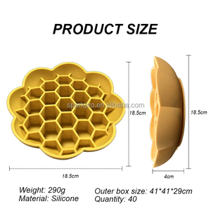 Custom Slow Feeder per cani ciotole in Silicone Design a spirale Anti-Choke Feeder con ventosa accessori per cani ciotola - Product Image 6