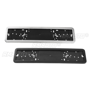 Marco para Matrícula de Coche, Soporte para Números Europeos, Alemanes y Rusos, Acabado Pulido - Product Image 2