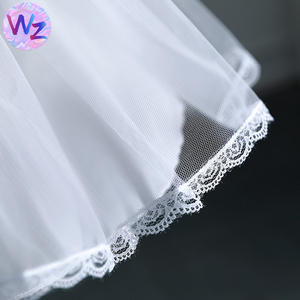 Vente directe Lolita <span class=keywords><strong>Tulle</strong></span> filles Tutu Cancan jupe <span class=keywords><strong>jupon</strong></span> pas de cerceau enfant en bas âge jupons <span class=keywords><strong>robe</strong></span> enfants une couche dentelle <span class=keywords><strong>jupon</strong></span> - Product Image 5
