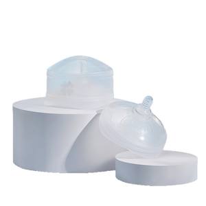 Protectores de pezones de cristal de octubre, protectores de silicona para senos, talla M L, paquete de 2, almohadillas anti-mordeduras para lactancia - Product Image 1