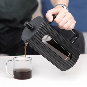 Vente à chaud Cafetera <span class=keywords><strong>De</strong></span> Prensa Francesa avec système <span class=keywords><strong>de</strong></span> 3 filtres Presse française en verre borosilicaté à haute température pour la cuisine - Product Image 6