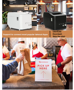 Ubereats Doordash takeout Máy in hóa đơn nhiệt với Auto-Cutter cho POS điện thoại di động màu xanh răng USB Wifi Vé máy in - Product Image 5