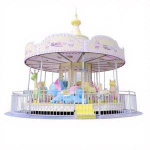 Nuevo Carrusel de Unicornios Grande y Popular de 24 Asientos, Equipo de Entretenimiento No Inflable Hecho de [material] para Parques y Áreas de Juego al Aire Libre - Product Image 1