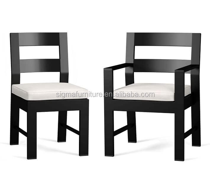 Outdoor Simplicity dining set furniture aluminum garden square table and chairs