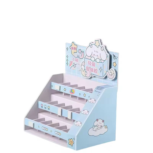 Moderne milieuvriendelijke displaystand van golfkarton/karton voor dranken, vloerplank voor supermarkt- en winkelpromotie - Product Image 2