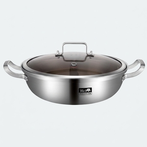Panela Térmica Yin Yang de Aço Inoxidável Reforçada com 3 Camadas e Compartimentos Duplos para Caldos Picantes e Suaves - Product Image 6