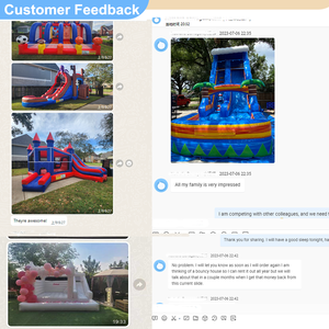 Cầu trượt nước thương mại lâu đài công chúa màu hồng, cầu trượt nước bơm hơi thương mại, cầu trượt nước màu hồng thương mại để bán, hồ bơi thương mại - Product Image 5