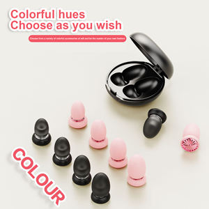 Airbag Schall dämmung Faltbare Ohr stöpsel Weiche Silikon-Schlaf-Ohrhörer zur Geräusch reduzierung Schnarchen Gehörschutz-Wieder verwendbar - Product Image 6