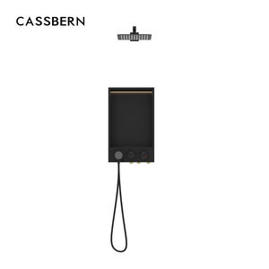 Dahili su geçirmez kutu paslanmaz bileşenleri ile Modern niş duş LED şerit ışık pirinç vana parçaları - Product Image 2