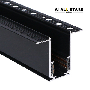 Système de <span class=keywords><strong>rail</strong></span> magnétique 48V de bonne qualité, 1M 2M <span class=keywords><strong>3M</strong></span>, <span class=keywords><strong>rail</strong></span> magnétique encastré au plafond - Product Image 3