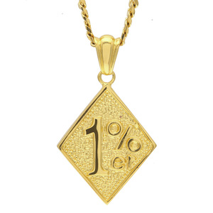 Nouveau collier pendentif plaqué or, bijoux hip-hop - Product Image 5