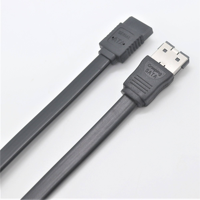 Cable ESATA a SATA 3 de Alta Velocidad para Discos Duros Intercambiables en Caliente, con Construcción de PVC y Aluminio, para Uso con Escáner de Código de Barras