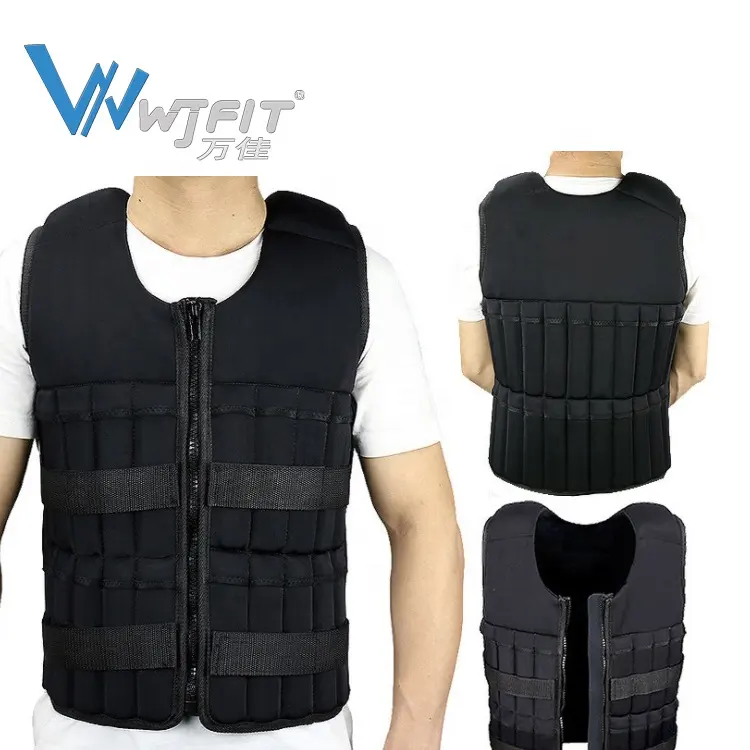 10kg 20kg trọng vest người đàn ông tập luyện sức mạnh đào tạo phòng tập thể dục thể dục tàu sân bay thép tấm đầy điều chỉnh Chiến Thuật Trọng lượng vest