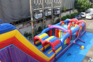 Jeux gonflables d'extérieur de haute qualité, parcours d'obstacles gonflable pour adultes, château gonflable combiné, châteaux gonflables à vendre - Product Image 3