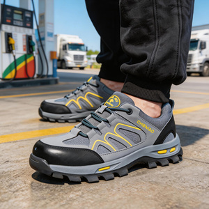 Safety <strong>Shoes</strong> All-season <strong>Work</strong> for <strong>Men</strong> with Rubber Outsole Lightweight Smash-proof Puncture-proof Industrial <strong>Work</strong> Footwear - Product Image 4
