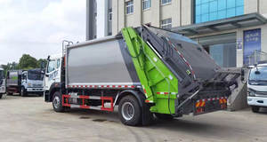 Le camion à ordures comprimé 18CBM de l'automobile résistante est spécifiquement conçu pour la collecte des déchets urbains. - Product Image 6