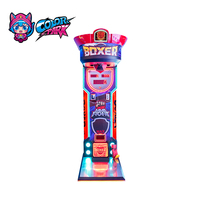 Colorful Park MMA Machine de boxe à monnayeur, Testeur électronique de force de frappe, Machine de jeu d'arcade sportive ultime Big Punch