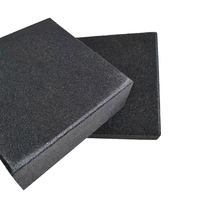 Bloc de caoutchouc naturel solide de qualité supérieure, feuille carrée durable anti-vibrations pour la construction et les machines