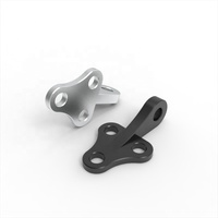 Pièces de support de manchon d'arbre fixe en aluminium de fraisage CNC à 5 axes personnalisées Pièces de machines de suspension à bras porteur élevé