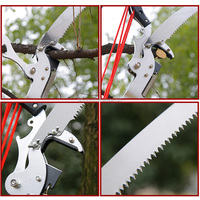 Xinxing extensible pôle scie et sécateur haute portée arbre branche taille-haie outil de coupe 5.5/7.5 mètres