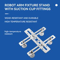 Support de fixation en aluminium pour ventouse de robot industriel, plaque angulaire, cadre de montage