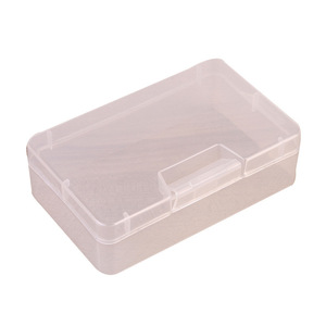 Transparent Rectangular Plastic Storage <b>Box</b> 10x7x3.2cm With Lid Office Organizer For <b>Small</b> Parts And <b>Tools</b> Packaging - Product Image 5