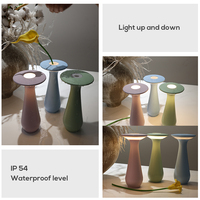 Lampe de table portable sans fil rechargeable à lumière tactile, style crème, décoration florale DIY, cadeau romantique 2026