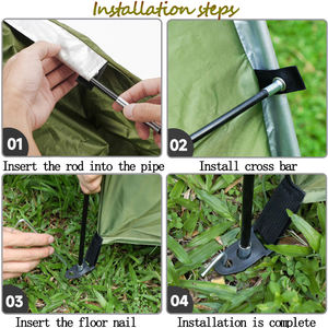 Tenda per bicicletta, ripostiglio in tessuto oxford rivestito in argento 210D, comoda copertura per mountain bike nel 2022 - Product Image 5