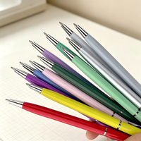 Stylo bille de luxe pour affaires, vente en gros, stylos métalliques pour le bureau avec logo personnalisé, adaptés à l'école